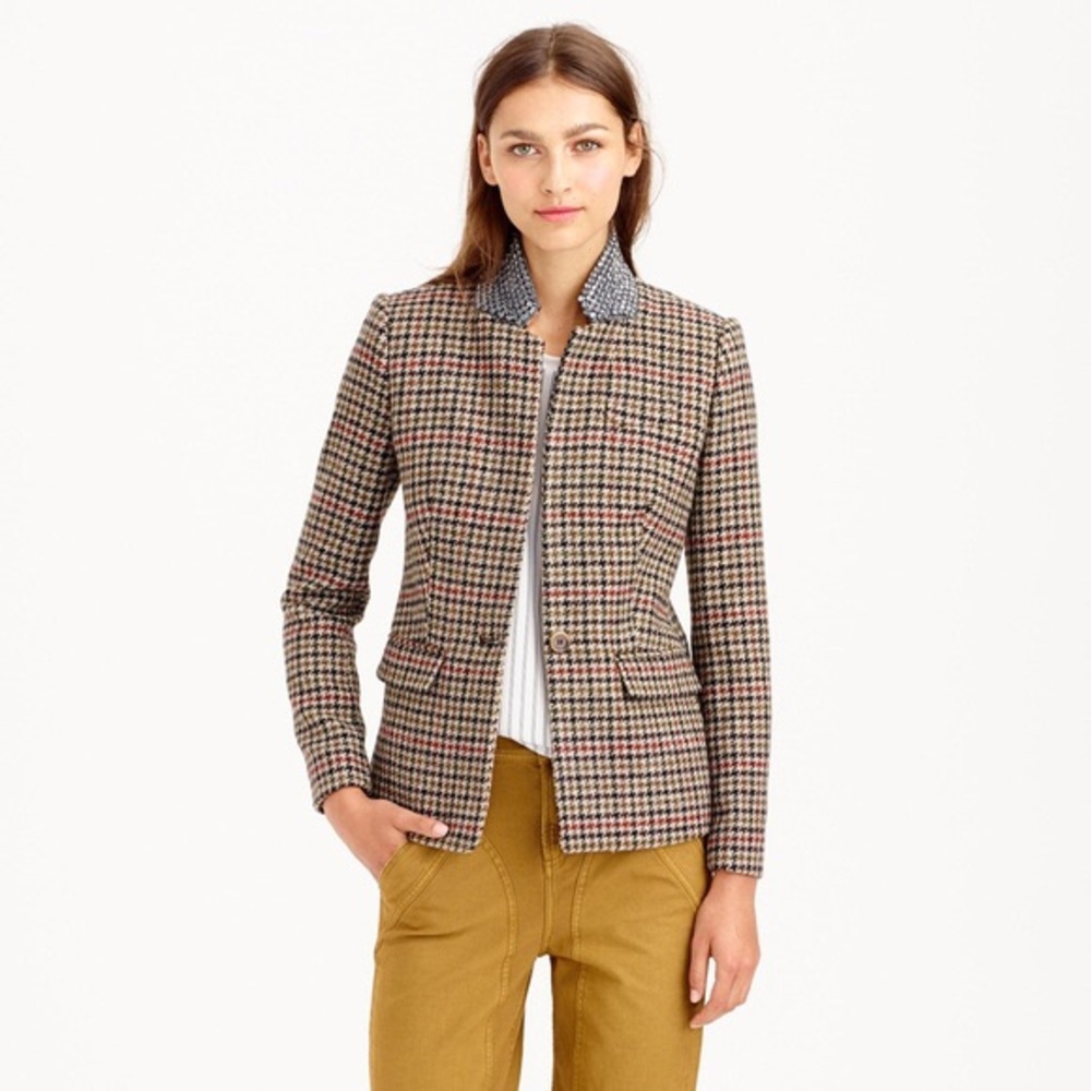 J. CREW Regent Blazer with beaded collar